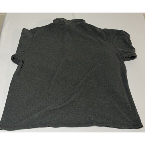 The North Face Men's XL 1/4 Zip Fleece Pullover Jacket Gray Polartec Dome Logo - Picture 2 of 15